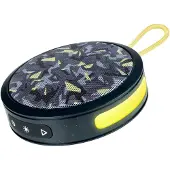 BigBen Interactive Bigben PARTY Nano Bluetooth-Speaker 15W BT5.0 TWS IP54 LED camo schwarz/gelb