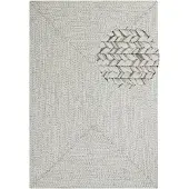 NORTHRUGS Teppich "Trenzado", rechteckig, 10 mm Höhe, In- & Outdoor, Handmade-Look, Läufer, Wetterfest, Balkon, Wohnzimmer