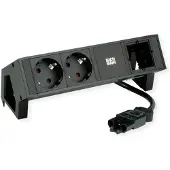 Bachmann 902.609 DESK2 2xCEE7/3 1xCM 0,2m RAL9005 902609
