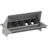 Bachmann 900.403 SET CONEO 2xUTE 2xCM 0,2m weissaluminium 900403