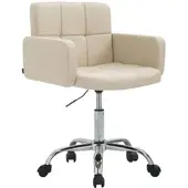 CLP Arbeitshocker Los Angeles Kunstleder creme