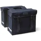 New Looxs Doppel-Fahrradtasche Canvas De Luxe 46 Liter Schwarz - 030.410