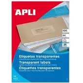 Agipa Wetterfeste Etiketten, 48,5 x 25,4 mm, transparent