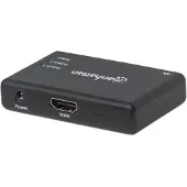 Manhattan 4K 2-Port HDMI-Splitter 4K@30Hz Netzteil schwarz