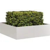 vidaXL Möbel Pflanzkübel 100x100x30 cm Edelstahl - Beete 860812