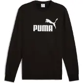Puma Langarmshirt "ESS NO 1 LOGO CREW TR" mit Relaxed Fit, mit Rundhalsausschnitt