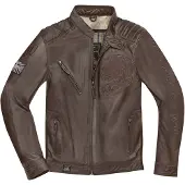 Black-Cafe London Tokio Motorrad Lederjacke, braun, 52