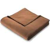 Biederlack Wohndecke Thermosoft 150x200 cm | biskuit - braun