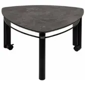 58 aufm Kessel Couchtisch mit ausdrehbarer Ablage Clarie 80x43x80 HPL Schwarz