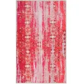 Wecon Home Badteppich Sydney in rot/orange | Gr.: 70 x 120 cm
