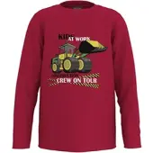 Kidsworld Langarmshirt "CONSTRUCTION crew on tour" Cooler Bagger Druck