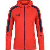Jako Power Kapuzenjacke Damen - Flame / Marine