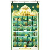 OEM Ramadan Adventskalender mit grün-goldem Design