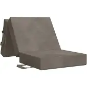 Syfax Klappsofa Bett 90 x 63 x 45 cm Hellgrau