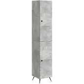 Syfax Schrankset 2 pcs Betongrau Holzwerkstoff