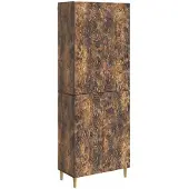 Syfax Schrankset 2 pcs Geräucherte Eiche Holzwerkstoff