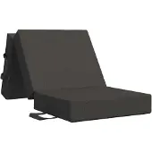 Syfax Klappsofa Bett 90 x 67 x 45 cm Dunkelgrau