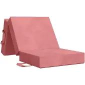 Syfax Klappsofa Bett 90 x 63 x 45 cm Rosa