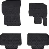 Syfax Autofußmatte 4 pcs Schwarz Gummi