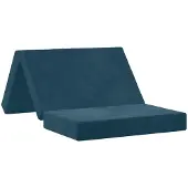 Syfax Klappsofa Bett 80 x 67 x 45 cm Blau