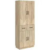 Syfax Schrankset 2 pcs Sonoma-Eiche Holzwerkstoff