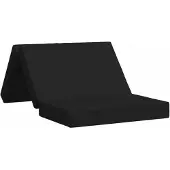 Syfax Klappsofa Bett 100 x 67 x 45 cm Schwarz