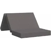 Syfax Klappsofa Bett 100 x 67 x 45 cm Hellgrau