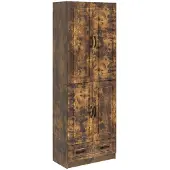 Syfax Schrankset 2 pcs Geräucherte Eiche Holzwerkstoff