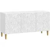 vidaXL TV-Schränk 99 x 34,5 x 50 cm Weiß Holzwerkstoff
