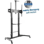 My Wall HP 104, 100 kg, 152,4 cm (60"), 2,54 m (100"), 1000 x 600 mm, Höhenverstellung, Schwarz