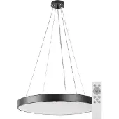 Rabalux 71041 Pendelleuchte Tesia, 60W, 2700lm, schwarz-weiß, rund, Modern, dimmbar, ø600mm
