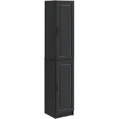 Syfax Schrankset 2 pcs Schwarz Holzwerkstoff