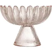 Bloomingville Nalu Pedestal Rose Glass Schüssel