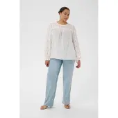 KAFFE CURVE Langarm-Bluse KCmally Langarm-Bluse A-shape