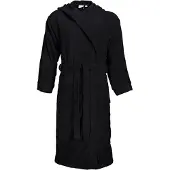 The One Towelling - Morgenmantel für Herren/Damen Unisex, mit Kapuze (Schwarz)