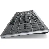 Dell Pro Plus kompakte Tastatur und Maus – KM7120W - US international (QWERTY), Volle Größe (100%), Kabellos, RF Wireless + Bluetooth, QWERTY, Grau, Titan, Maus enthalten