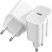 Avizar Mayaxess, USB-C Schnellladegerät 20W für iPhone 17, Weiß