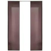 Gardinenbox VORHANG 2ER SET HxB 245x60 cm Braun