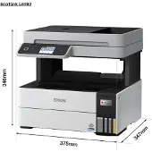 Epson EcoTank L6460, Tintenstrahl, Farbdruck, 4800 x 1200 DPI, A4, Direktdruck, Schwarz, Weiß
