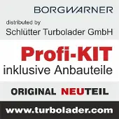 SCHLÜTTER TURBOLADER Lader, Aufladung PROFI KIT - mit orig. BorgWarner Turbolader NEUTEIL im AT 166-09370