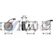 Ava Cooling Kompressor, Klimaanlage CNAK158