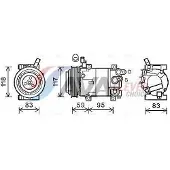Ava Cooling Kompressor, Klimaanlage HYK323