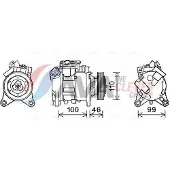 Ava Cooling Kompressor, Klimaanlage BWAK489