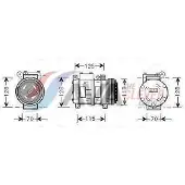Ava Cooling Kompressor, Klimaanlage BWAK229