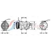 Ava Cooling Kompressor, Klimaanlage RTAK283