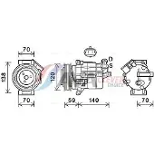Ava Cooling Kompressor, Klimaanlage CTK065