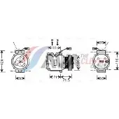 Ava Cooling Kompressor, Klimaanlage HDAK009