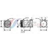 Ava Cooling Kompressor, Klimaanlage UVAK045