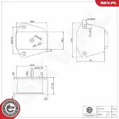 ESEN SKV Lagerung, Motor 75SKV468