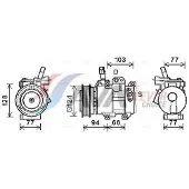 Ava Cooling Kompressor, Klimaanlage KAK236